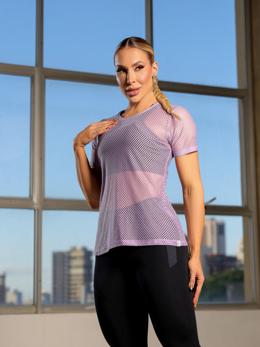 BLUSA IMPACT LILAS
